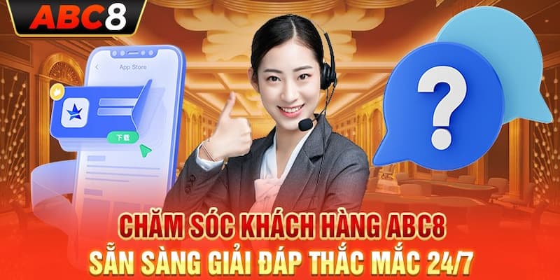 Đá gà ABC8 có bộ phận hỗ trợ CSKH tận tâm