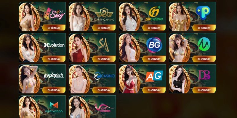 Tổng hợp các sảnh game casino ABC8