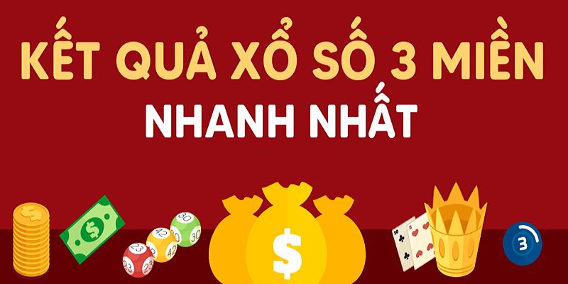 Kết quả 3 miền hỗ trợ người chơi trên trong từng dãy số