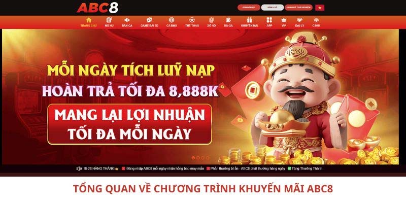 Tổng hợp khuyến mãi ABC8 tại sảnh Xổ Số